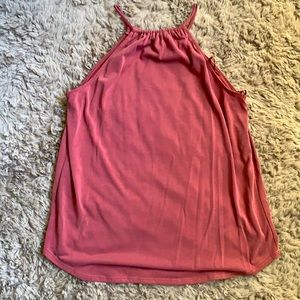 Green Envelope tank top blouse - S - Made in USA